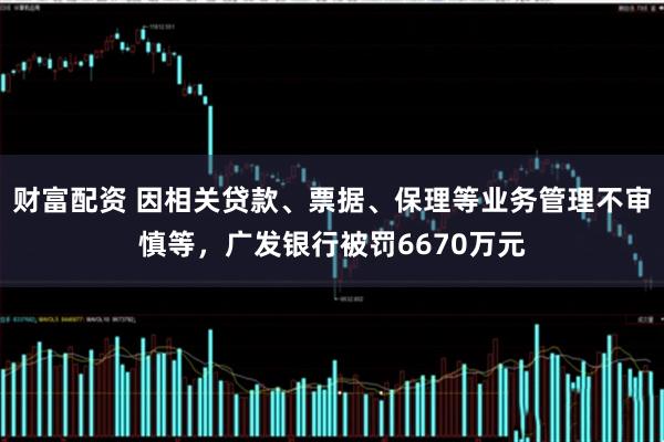 财富配资 因相关贷款、票据、保理等业务管理不审慎等，广发银行被罚6670万元
