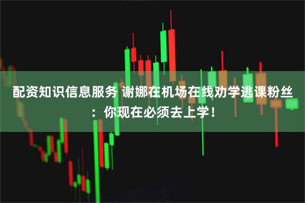 配资知识信息服务 谢娜在机场在线劝学逃课粉丝：你现在必须去上学！